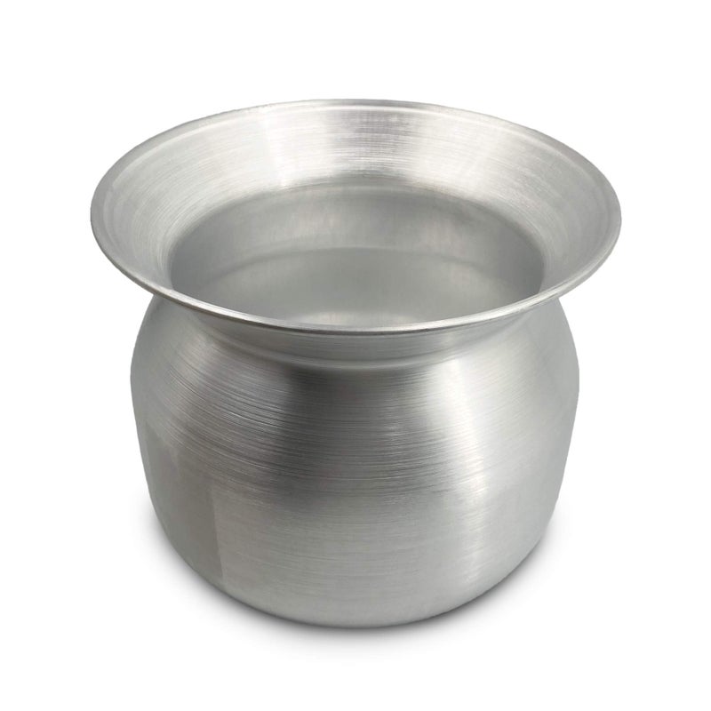 PANWA Sticky Rice Aluminum Cook Pot from Thailand - Genuine Replacement Pot for Traditional Steamer Crock, Family Size 8.67 Inch Standard Diameter (22 cm) - Image 1